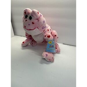 Ganz Webkinz Love Frog Pink Hearts Plush Stuffed Animal HM144 NWT Sealed Code